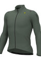 ALÉ Langarm Fahrradtrikot für den Winter - WARM RACE - Grün
