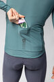 ALÉ Langarm Fahrradtrikot für den Winter - WARM RACE - Grün