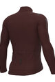ALÉ Langarm Fahrradtrikot für den Winter - WARM RACE - bordeaux