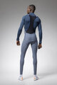 ALÉ Lange Fahrradhose mit Trägern - KLIMATIK K-ATMO - Hellblau