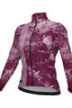 ALÉ Langarm Fahrradtrikot für den Winter - PR-E ICY - bordeaux/Weiß