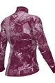 ALÉ Langarm Fahrradtrikot für den Winter - PR-E ICY - bordeaux/Weiß