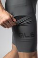 ALÉ Kurze Fahrradhose mit Trägern - GRAVEL-PRO OFF ROAD - GRAVEL - Grün