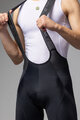 ALÉ Kurze Fahrradhose mit Trägern - STRADA 2.0 PR-E - Schwarz/Weiß