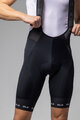 ALÉ Kurze Fahrradhose mit Trägern - STRADA 2.0 PR-E - Schwarz/Weiß