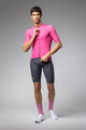 ALÉ Kurzarm Fahrradtrikot - COLOR BLOCK PRAGMA - Rosa