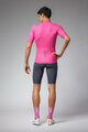 ALÉ Kurzarm Fahrradtrikot - COLOR BLOCK PRAGMA - Rosa
