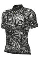 ALÉ Kurzarm Fahrradtrikot - SAFARI PRAGMA - Schwarz/Weiß