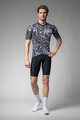 ALÉ Kurzarm Fahrradtrikot - SAFARI PRAGMA - Schwarz/Weiß