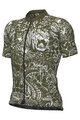 ALÉ Kurzarm Fahrradtrikot - SAFARI PRAGMA - Grün/Weiß