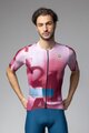 ALÉ Kurzarm Fahrradtrikot - SOUND PR-E - Weiß/bordeaux