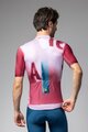 ALÉ Kurzarm Fahrradtrikot - SOUND PR-E - Weiß/bordeaux