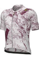 ALÉ Kurzarm Fahrradtrikot - MARBLE PR-E - Weiß/Rot