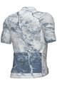 ALÉ Kurzarm Fahrradtrikot - MARBLE PR-E - Weiß/Blau
