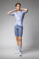 ALÉ Kurzarm Fahrradtrikot - MARBLE PR-E - Weiß/Blau