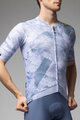 ALÉ Kurzarm Fahrradtrikot - MARBLE PR-E - Weiß/Blau