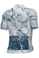 ALÉ Kurzarm Fahrradtrikot - MARBLE PR-E - Weiß/Blau