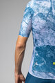 ALÉ Kurzarm Fahrradtrikot - MARBLE PR-E - Weiß/Blau
