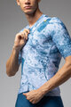 ALÉ Kurzarm Fahrradtrikot - MARBLE PR-E - Weiß/Blau