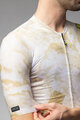 ALÉ Kurzarm Fahrradtrikot - MARBLE PR-E - Weiß/Gold