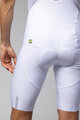 ALÉ Kurze Fahrradhose mit Trägern - VOLTAGE R-EV1 - Weiß
