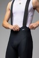 ALÉ Kurze Fahrradhose mit Trägern - VOLTAGE R-EV1 - Schwarz