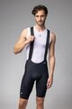 ALÉ Kurze Fahrradhose mit Trägern - VOLTAGE R-EV1 - Schwarz