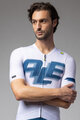 ALÉ Kurzarm Fahrradtrikot - SAUVAGE PR-E - Weiß/Blau