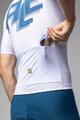 ALÉ Kurzarm Fahrradtrikot - SAUVAGE PR-E - Weiß/Blau