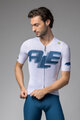 ALÉ Kurzarm Fahrradtrikot - SAUVAGE PR-E - Weiß/Blau