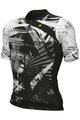 ALÉ Kurzarm Fahrradtrikot - PALM PR-E - Schwarz/Weiß