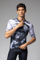 ALÉ Kurzarm Fahrradtrikot - PALM PR-E - Schwarz/Weiß
