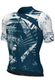 ALÉ Kurzarm Fahrradtrikot - PALM PR-E - Weiß/Blau