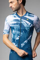 ALÉ Kurzarm Fahrradtrikot - PALM PR-E - Weiß/Blau