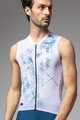 ALÉ Ärmelloses Fahrradtrikot - MIRROR PR-E - Weiß/Blau