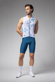 ALÉ Ärmelloses Fahrradtrikot - MIRROR PR-E - Weiß/Blau
