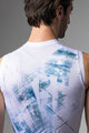 ALÉ Ärmelloses Fahrradtrikot - MIRROR PR-E - Weiß/Blau