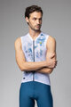 ALÉ Ärmelloses Fahrradtrikot - MIRROR PR-E - Weiß/Blau