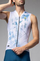 ALÉ Ärmelloses Fahrradtrikot - MIRROR PR-E - Weiß/Blau