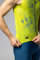ALÉ Ärmelloses Fahrradtrikot - MIRROR PR-E - Gelb