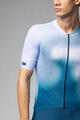 ALÉ Kurzarm Fahrradtrikot - FLASH PR-E - Blau/Weiß