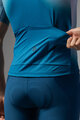 ALÉ Kurzarm Fahrradtrikot - FLASH PR-E - Blau/Weiß