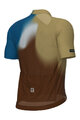 ALÉ Kurzarm Fahrradtrikot - FLASH PR-E - Gelb/Braun/Blau/Weiß