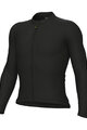 ALÉ Langarm Fahrradtrikot für den Sommer - COLOR BLOCK PRAGMA - Schwarz