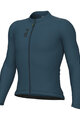 ALÉ Langarm Fahrradtrikot für den Sommer - COLOR BLOCK PRAGMA - Blau