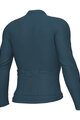 ALÉ Langarm Fahrradtrikot für den Sommer - COLOR BLOCK PRAGMA - Blau