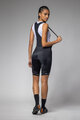 ALÉ Kurze Fahrradhose mit Trägern - STRADA 2.0 PR-E - Schwarz/Weiß