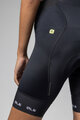 ALÉ Kurze Fahrradhose mit Trägern - STRADA 2.0 PR-E - Schwarz/Weiß