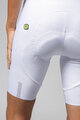 ALÉ Kurze Fahrradhose mit Trägern - VOLTAGE R-EV1 - Weiß