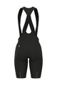 ALÉ Kurze Fahrradhose mit Trägern - VOLTAGE R-EV1 - Schwarz